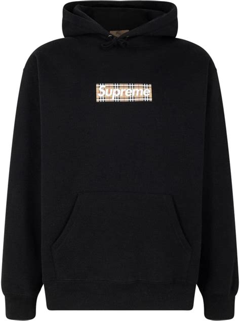 supreme burberry prezzi|burberry supreme hoodie.